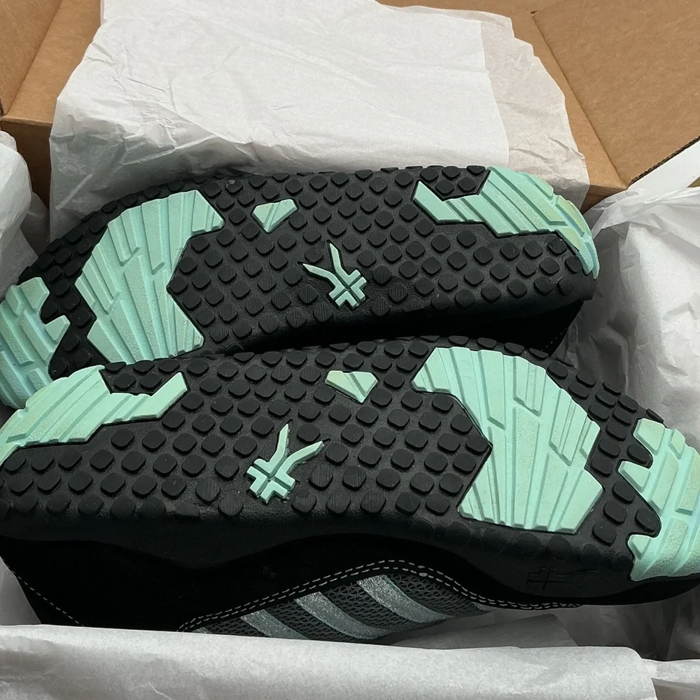 KURU CHICANE Black and Teal Athletic‎ Shoes size 10.5 M